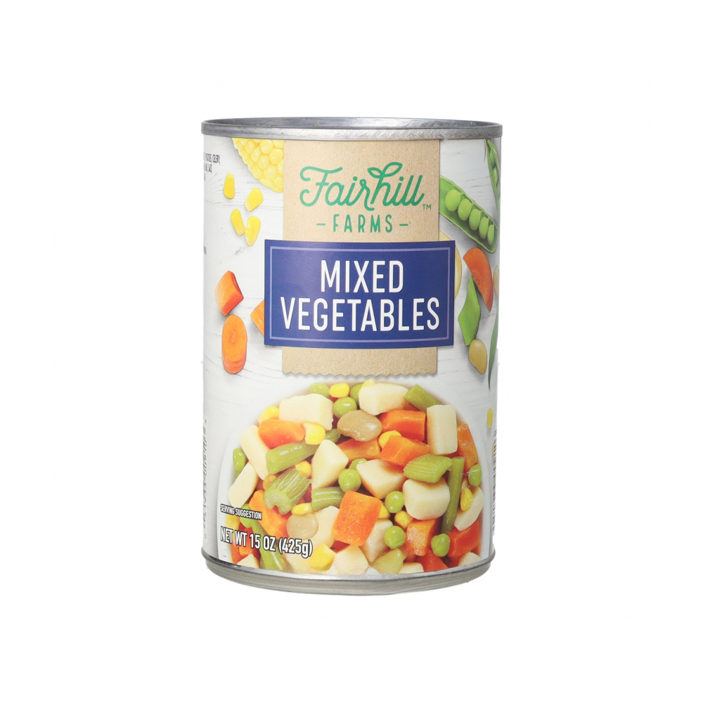 Vegetales mixtos Fairhill Farm (425 g / 15 oz) - Miniatura 3