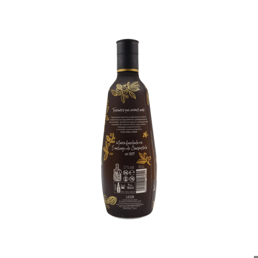 Crema de chocolate 17 % vol Ruavieja (700 ml) - Miniatura 2