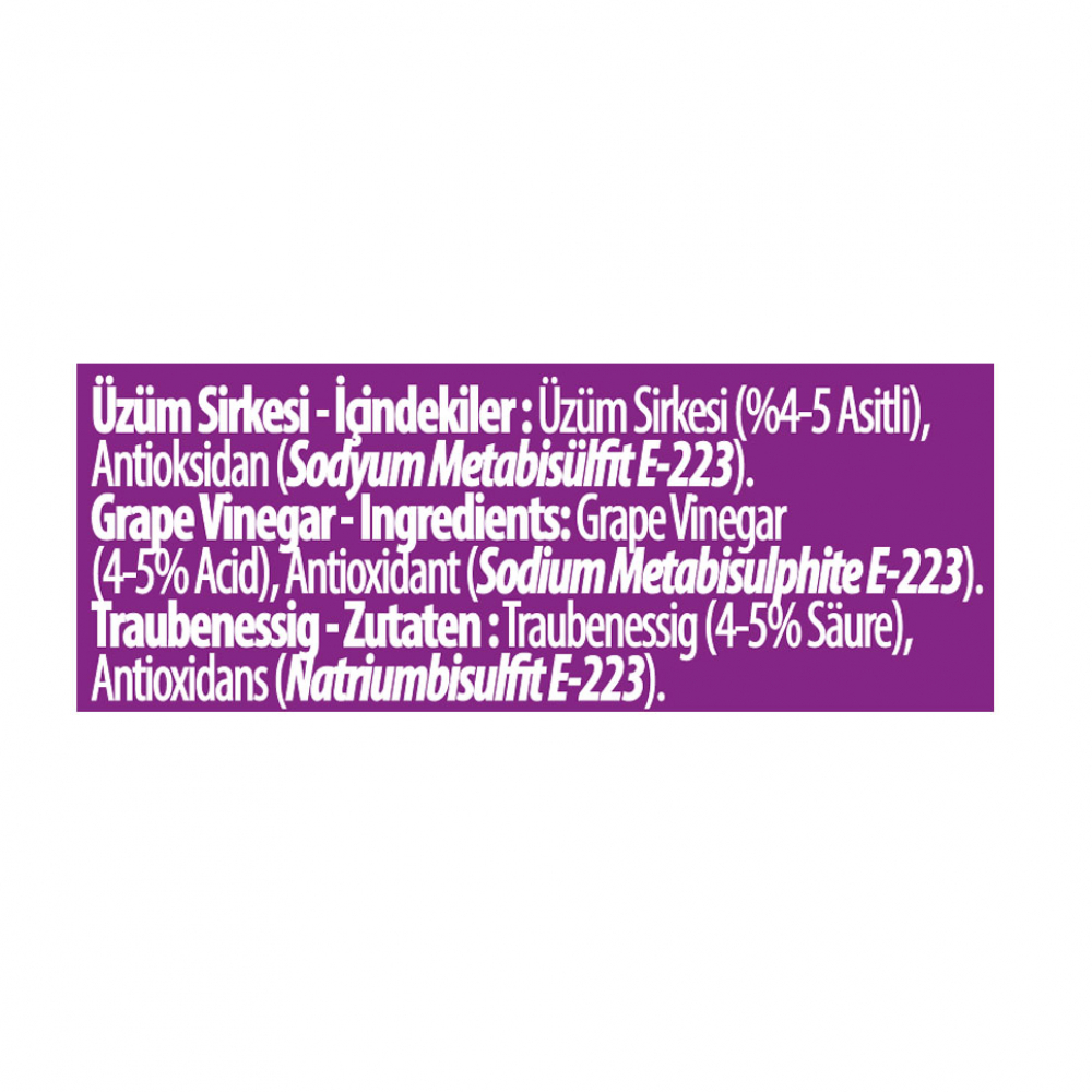 Vinagre de uvas Burcu (1 L) - Miniatura 3