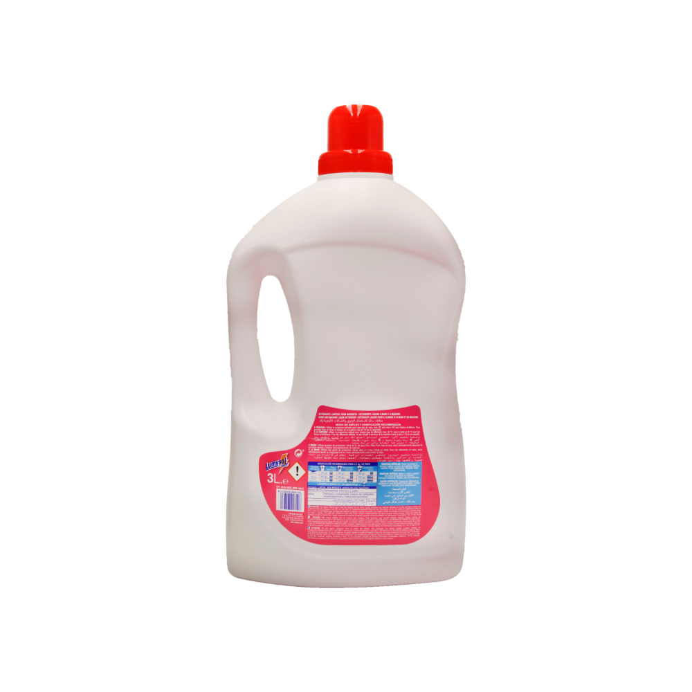 Detergente líquido para ropa blanca y de color rosa mosqueta Lumysol (3 L) - Miniatura 2