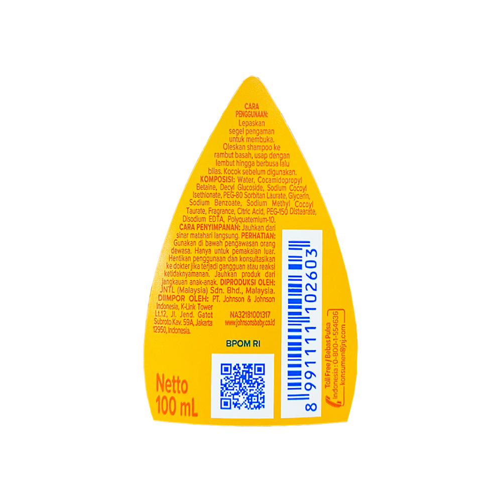 Champú para bebés Johnson's (100 ml) - Miniatura 4