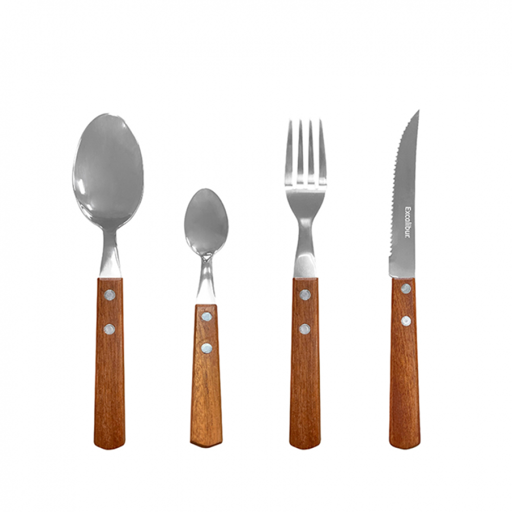 Juego de cubiertos de 16 piezas para 4 comensales Excalibur - Miniatura 4