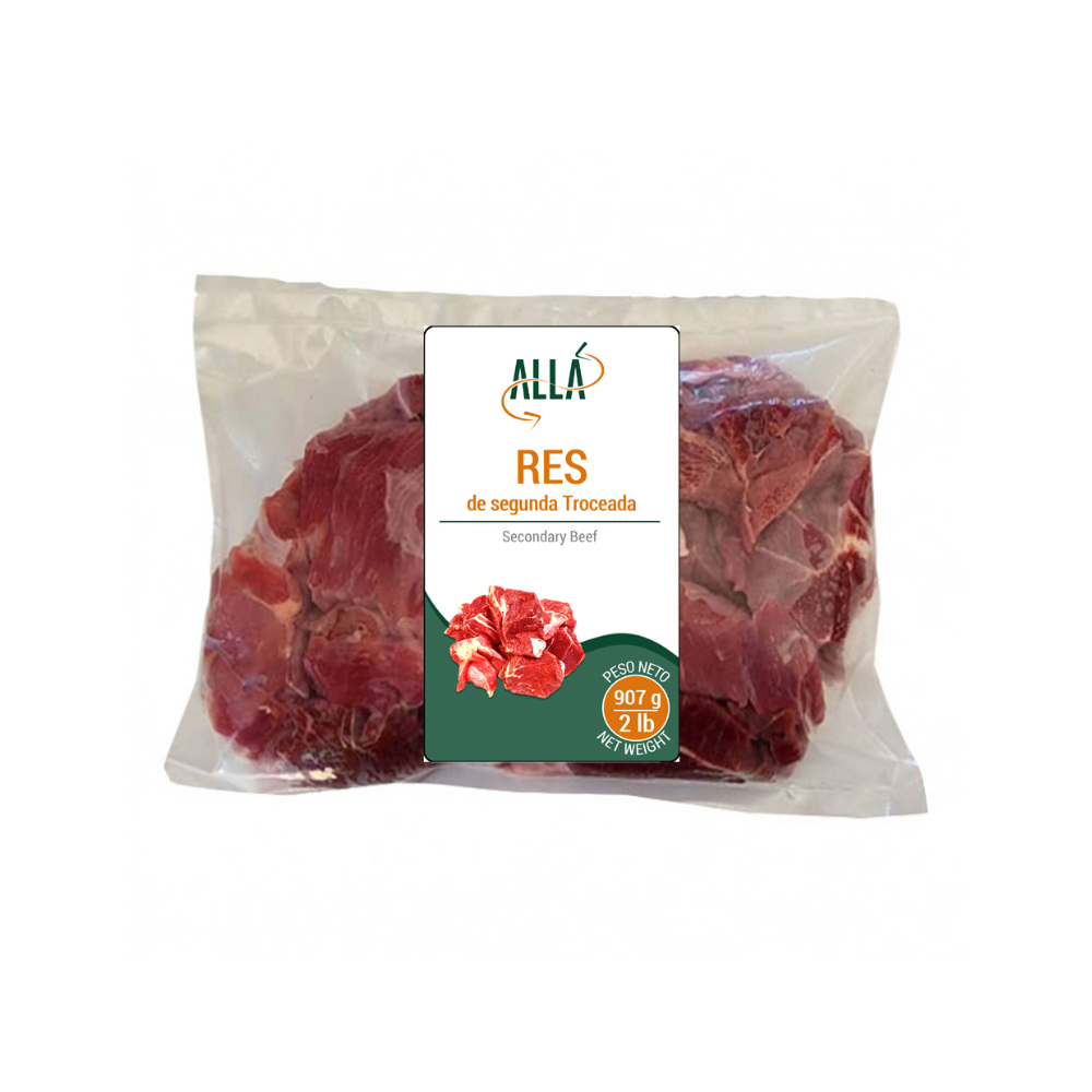 Carne de res troceada de segunda ALLÁ (907 g / 2 lb) - Miniatura 3