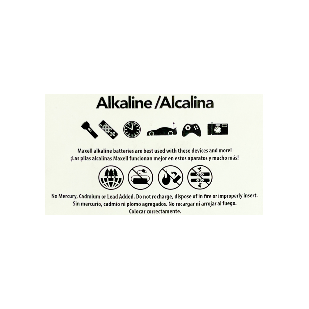 Batería alcalina de 9 V Maxell - Miniatura 3