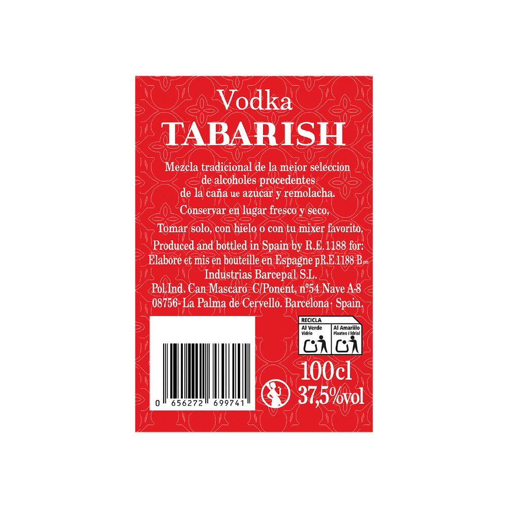 Vodka Tabarish (1 L) - Miniatura 3