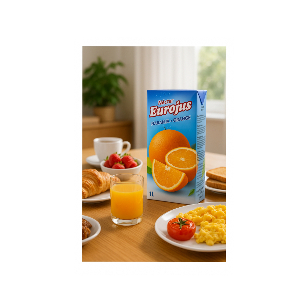 Néctar de naranja Eurojus (1 L) - Miniatura 3