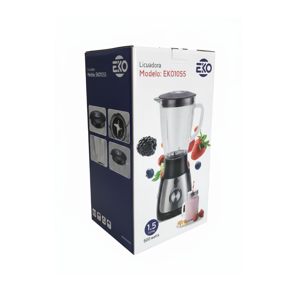 Batidora de mesa con vaso de cristal (1.5 L) EKO EKO1055 - Miniatura 3