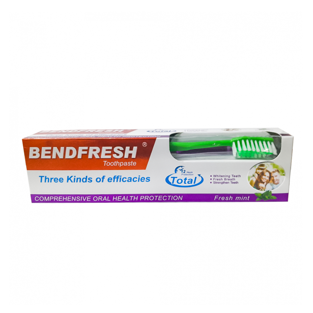 Pasta de dientes menta fresca con cepillo de dientes Bendfresh (110 g / 3.88 oz) - Miniatura 4