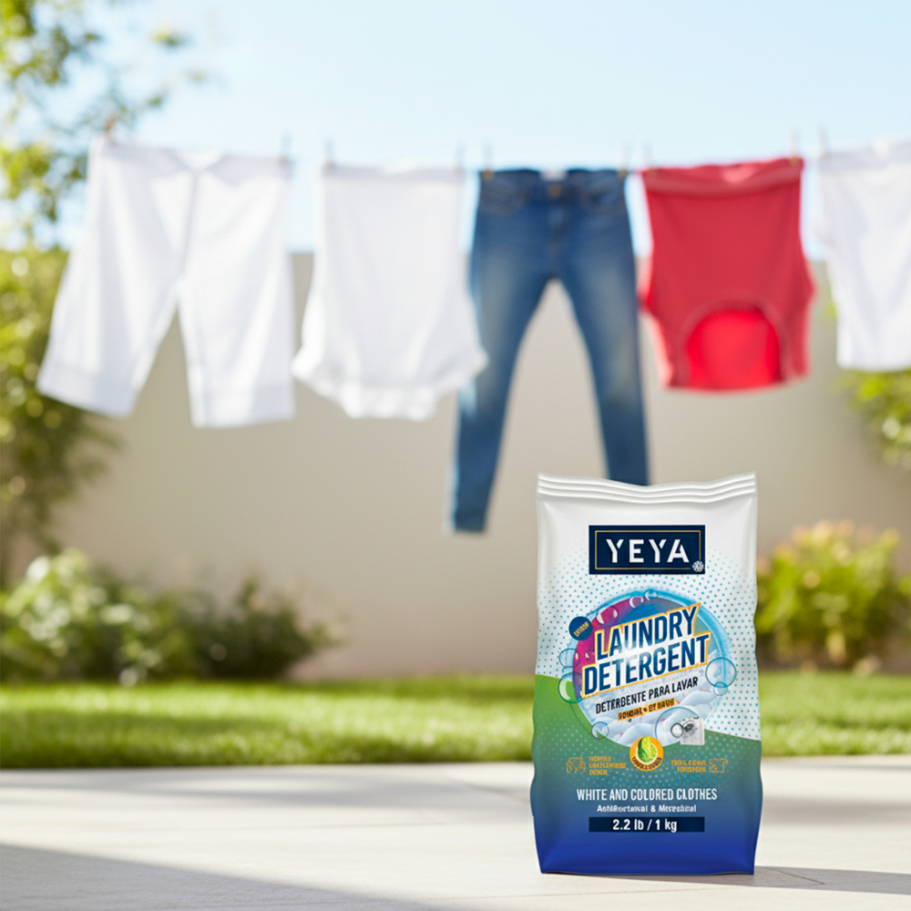 Detergente en polvo con aroma a limón Yeya (3 x 1 kg / 2.2 lb) - Miniatura 3