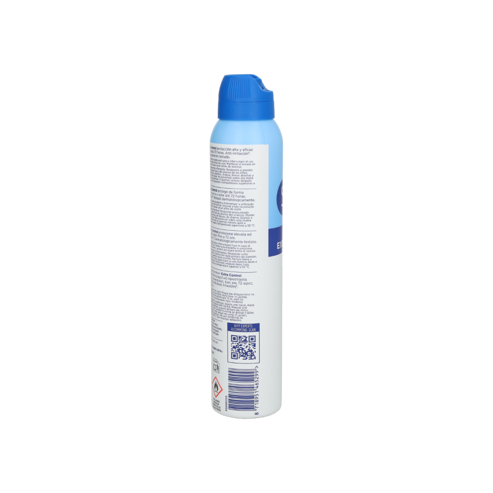 Desodorante en spray dermo + control extra Sanex (200 ml) - Miniatura 2