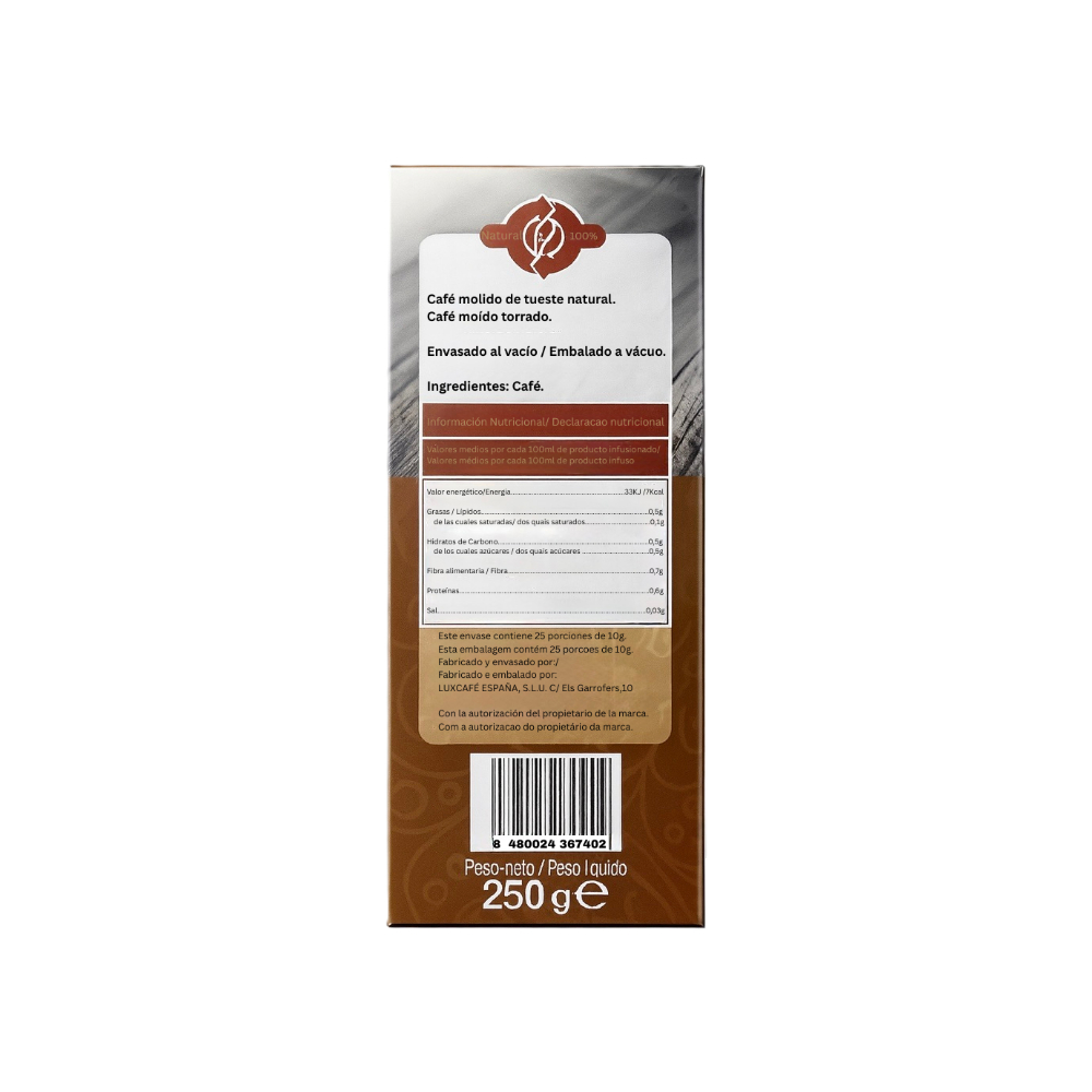 Café natural molido Vivó (250 g / 8.81 oz) - Miniatura 2