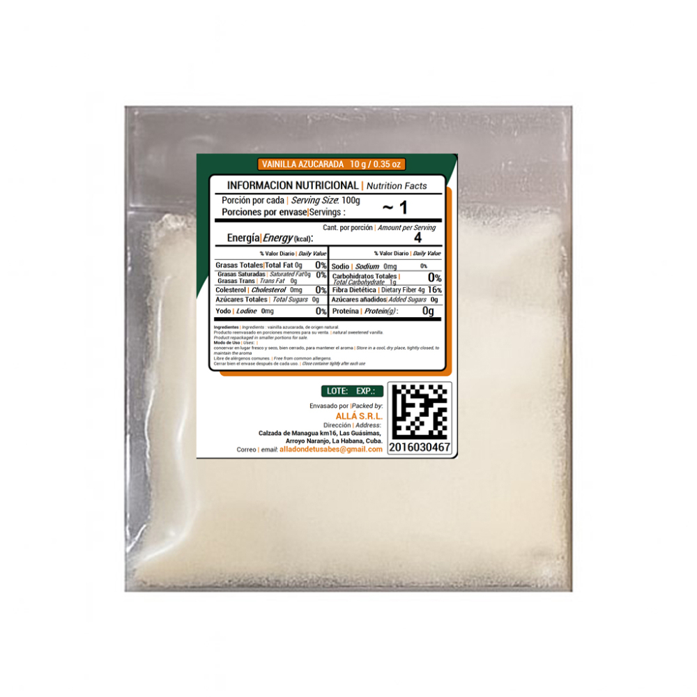 Vainilla azucarada ALLÁ (10 g) - Miniatura 3