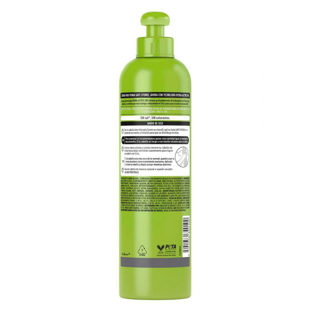 Crema para peinar Anti Sponge Sedal (300 ml) - Miniatura 2