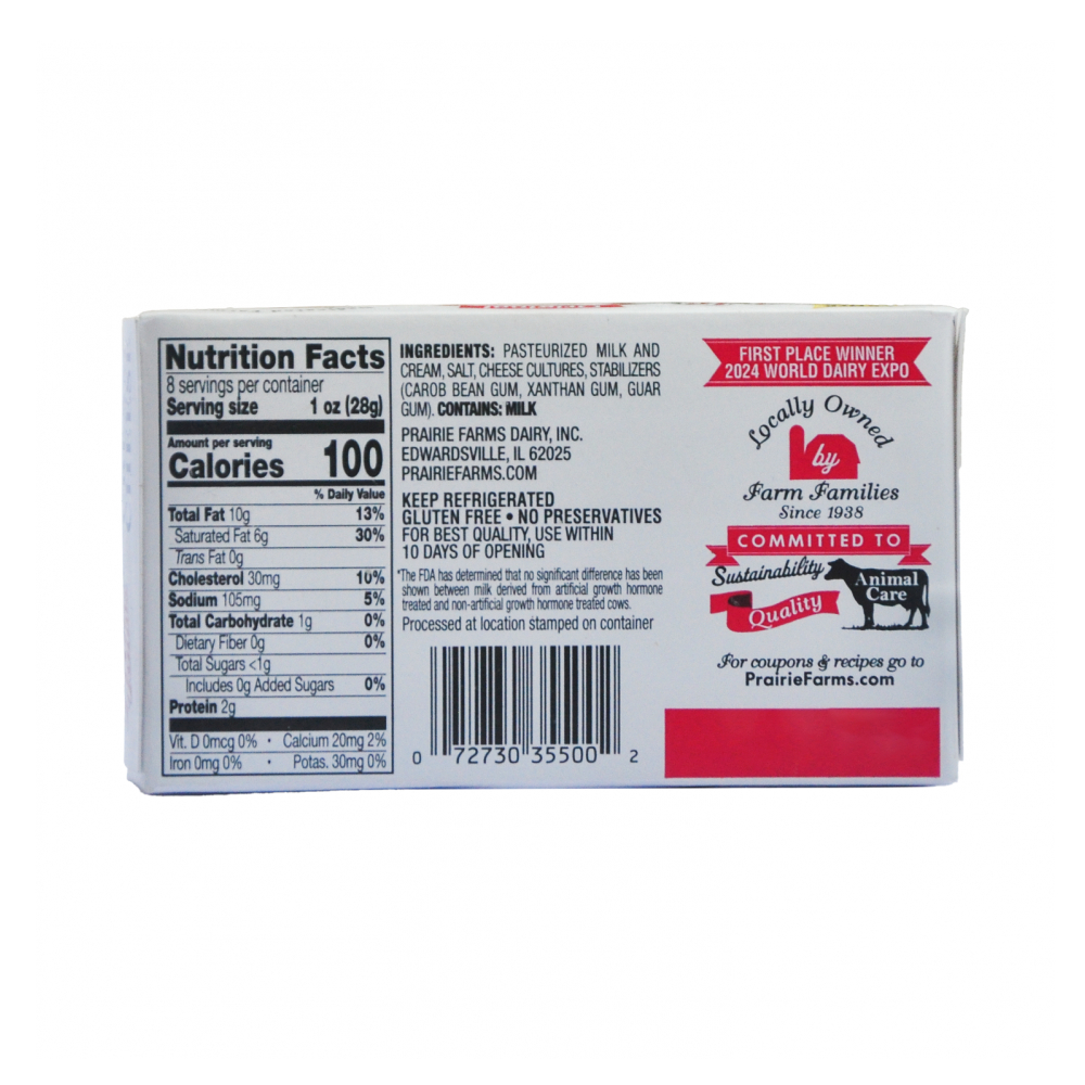 Queso crema Prairie Farms (12 x 226 g / 8 oz) - Miniatura 4