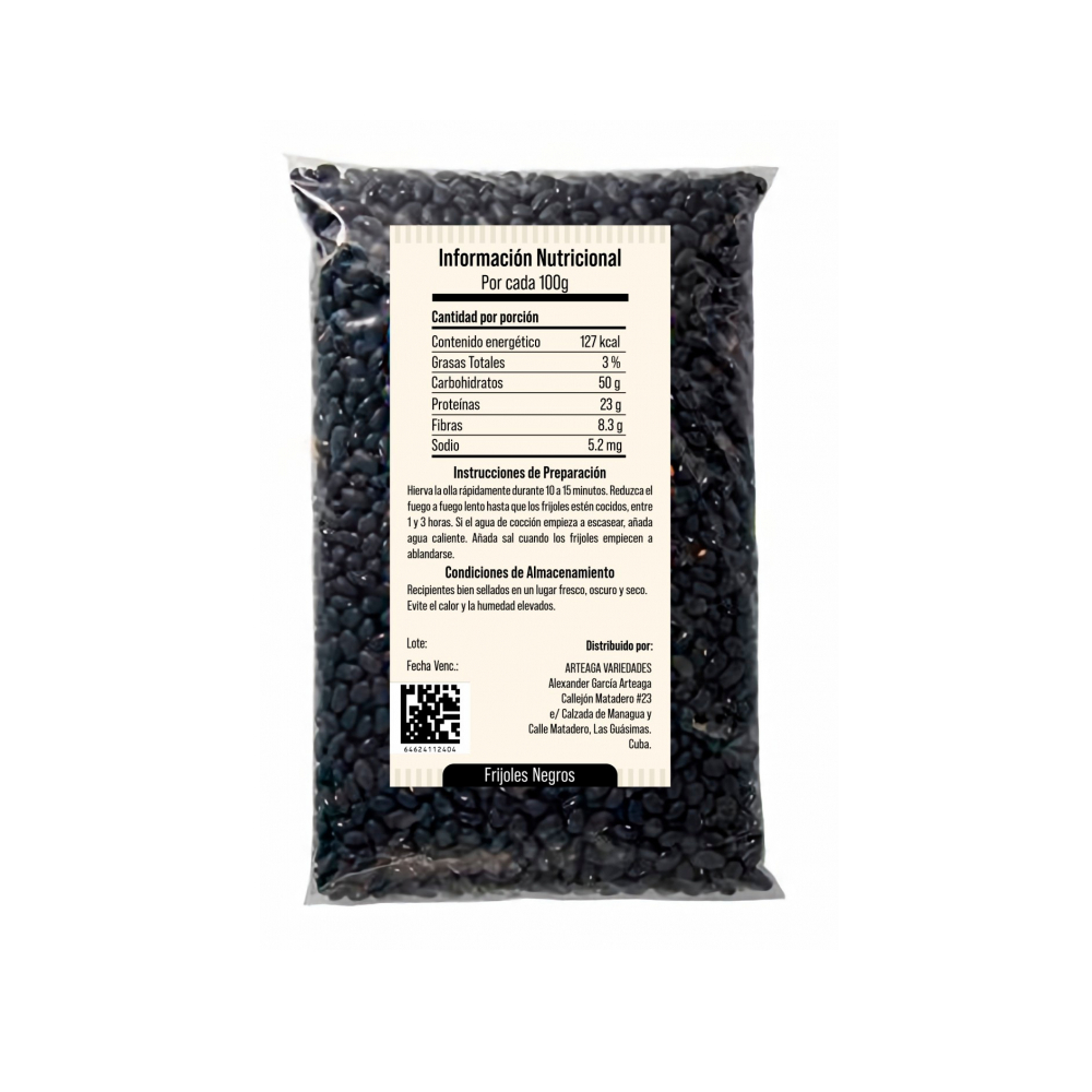 Frijoles negros grano entero Arteaga variedades (454 g / 1 lb) - Miniatura 2