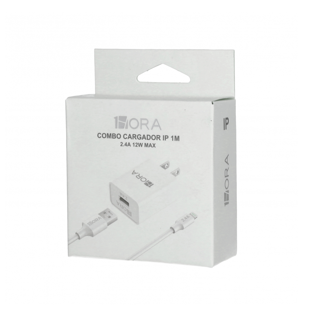 Cargador blanco IP 1Hora GAR143 (12 W) - Miniatura 2
