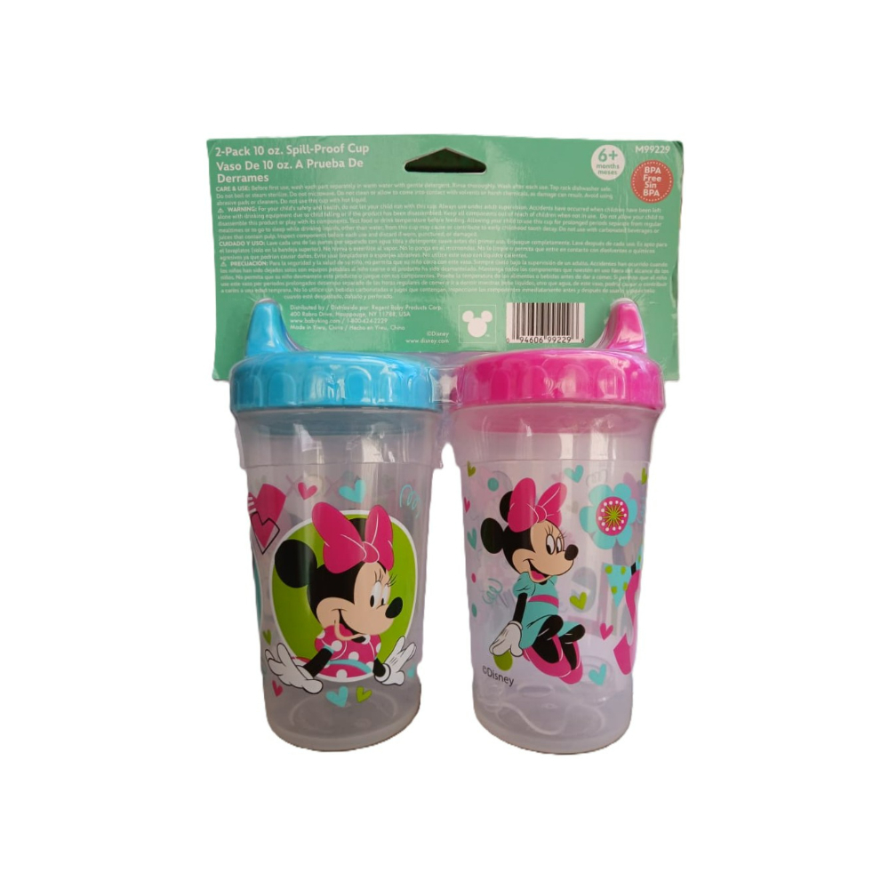 Set de 2 vasos a prueba de derrame para bebé Disney Baby (10 oz) - Miniatura 2