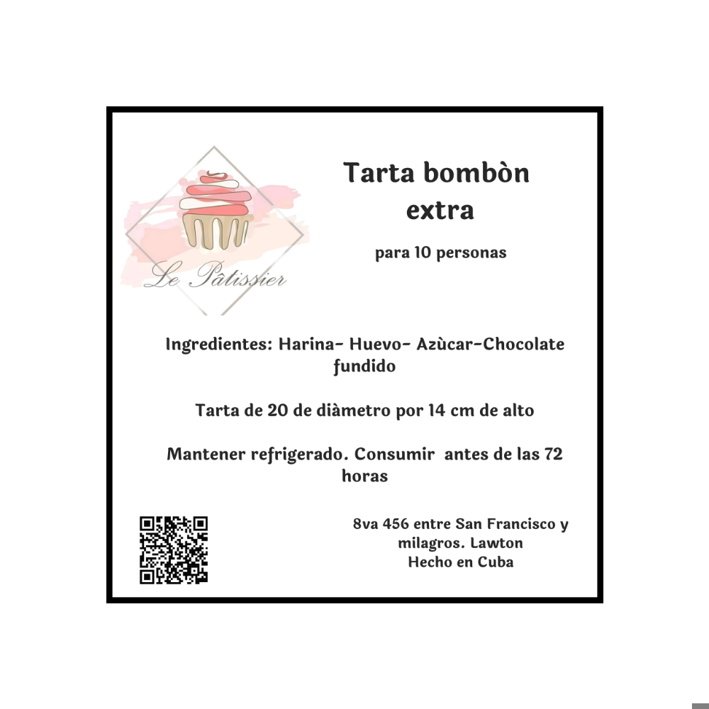 Tarta bombón extra Le Patissier (10 personas) - Miniatura 4
