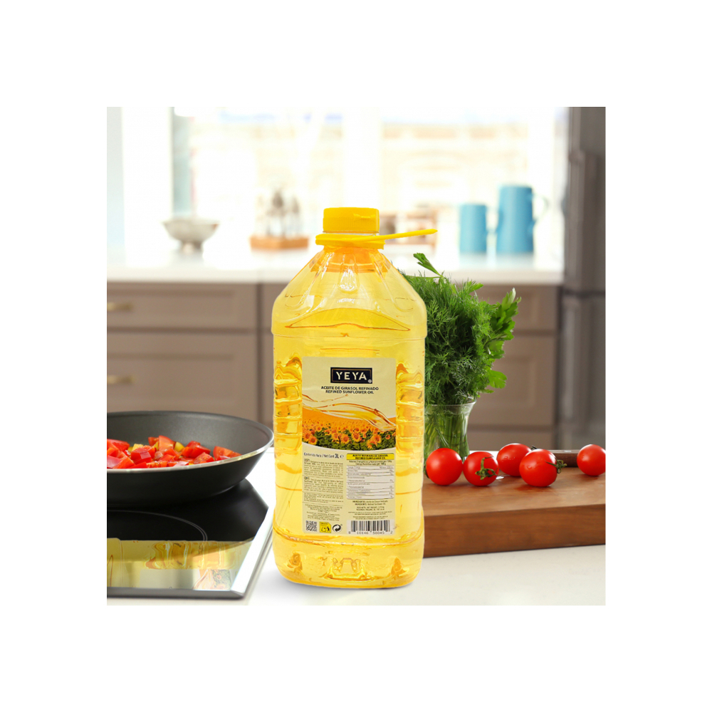 Aceite de girasol refinado YEYA (3 L) - Miniatura 4