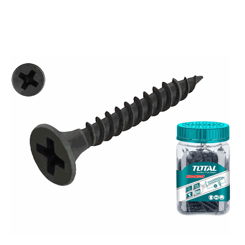 Tornillo 4.2 x 63 mm para paneles de yeso WJDS4206321 Total Tools (100 U) - Miniatura 4