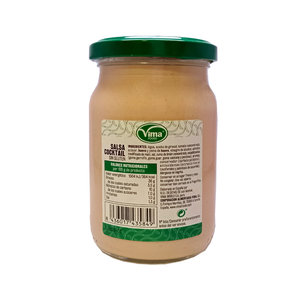 Salsa cocktail Vima Foods 225 ml - Miniatura 3
