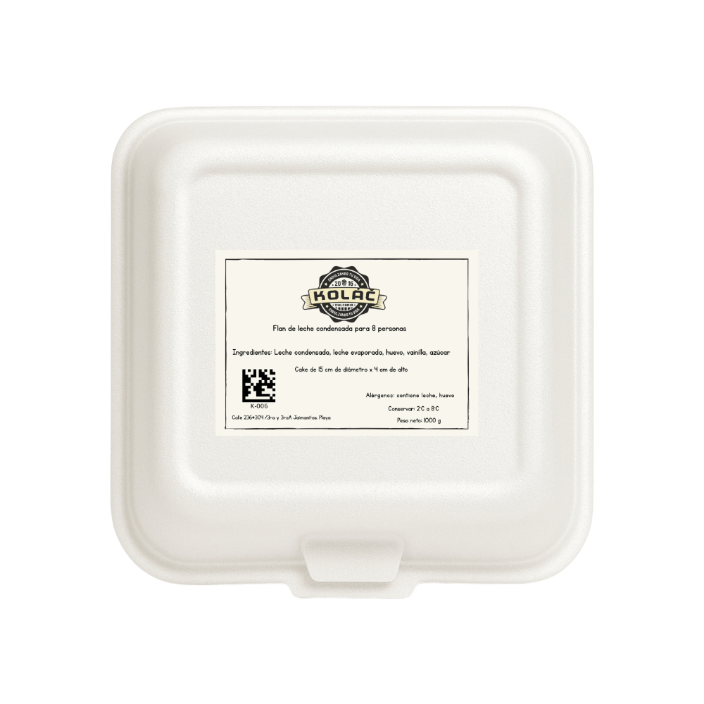 Flan de leche condensada Kolac (8 comensales) - Miniatura 3