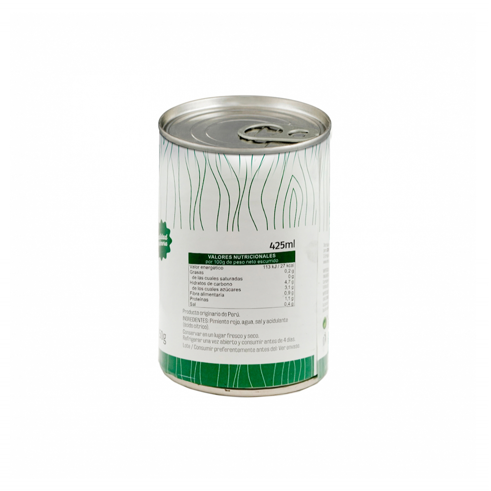 Pimiento rojo entero natural Vima Foods (390 g / 13.75 oz) - Miniatura 3