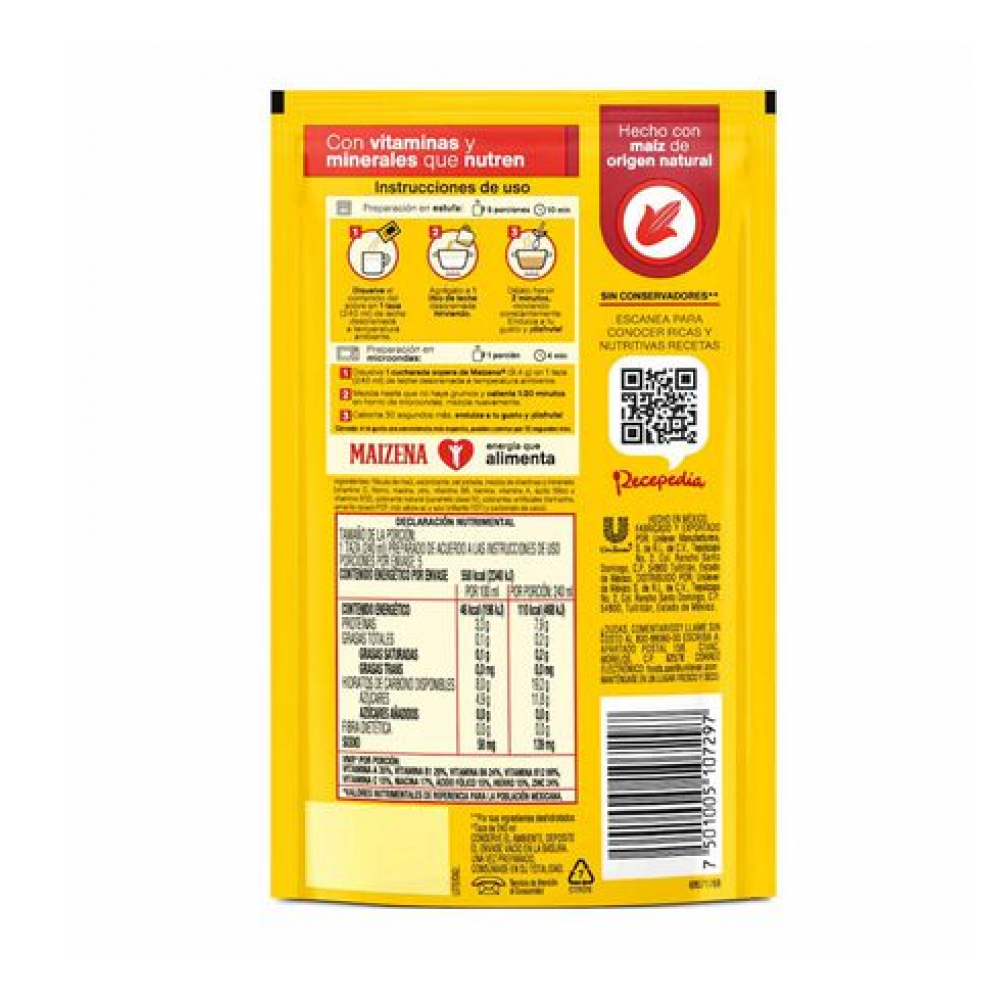 Atole sabor cajeta Maizena (47 g / 1.65 oz) - Miniatura 2