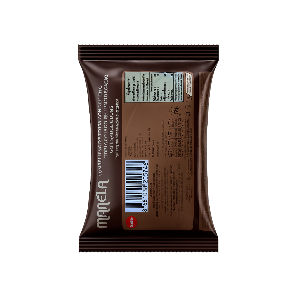 Pastel de chocolate con cobertura de chocolate Manela (50 g / 1.76 oz) - Miniatura 2