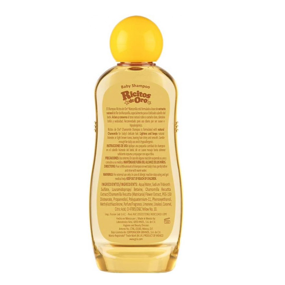 Champú de manzanilla para bebes Ricitos de Oro (100 ml) - Miniatura 2
