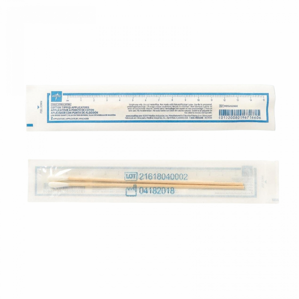 Aplicador con punta de algodón Medline (2 U) - Miniatura 2