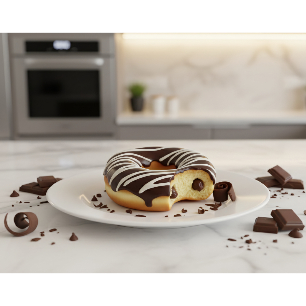 Dona rellena de chocolate con cobertura de chocolate Everyday Oslo (45 g / 1.58 oz) - Miniatura 4