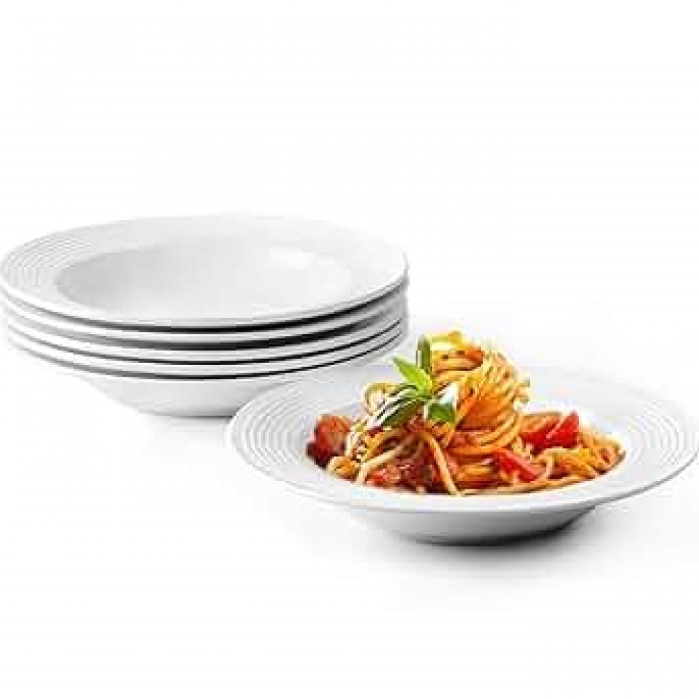 Plato hondo color blanco crema Kulsan - Miniatura 2