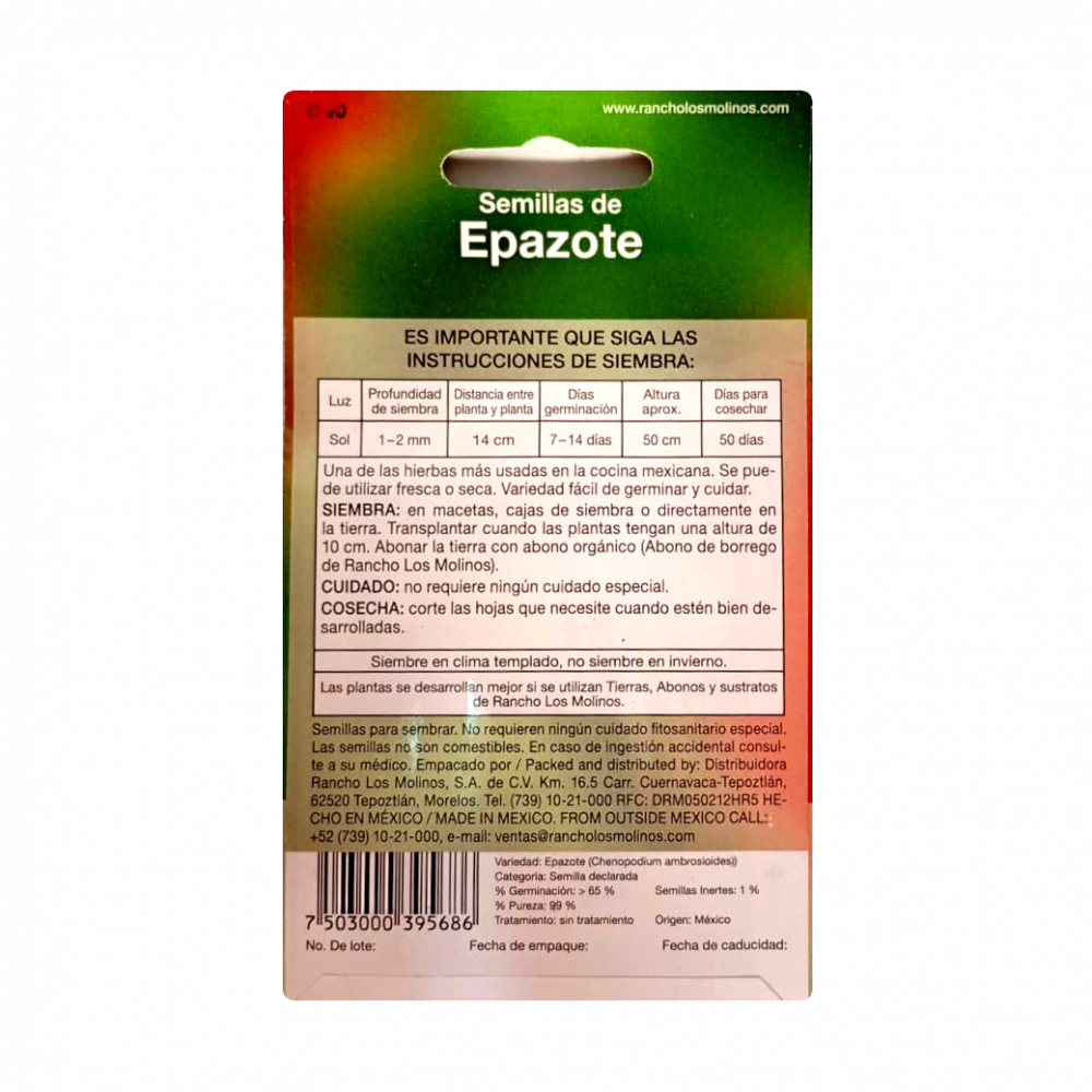 Semillas de epazote Vita (2.0 g) - Miniatura 2