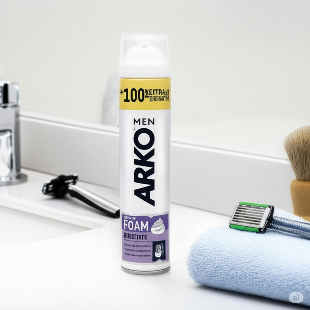 Espuma de afeitar sensible Arko (300 ml) - Miniatura 2