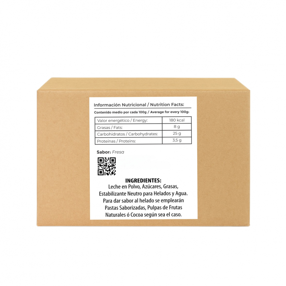 Helado sabor fresa Alask (4 L) - Miniatura 2