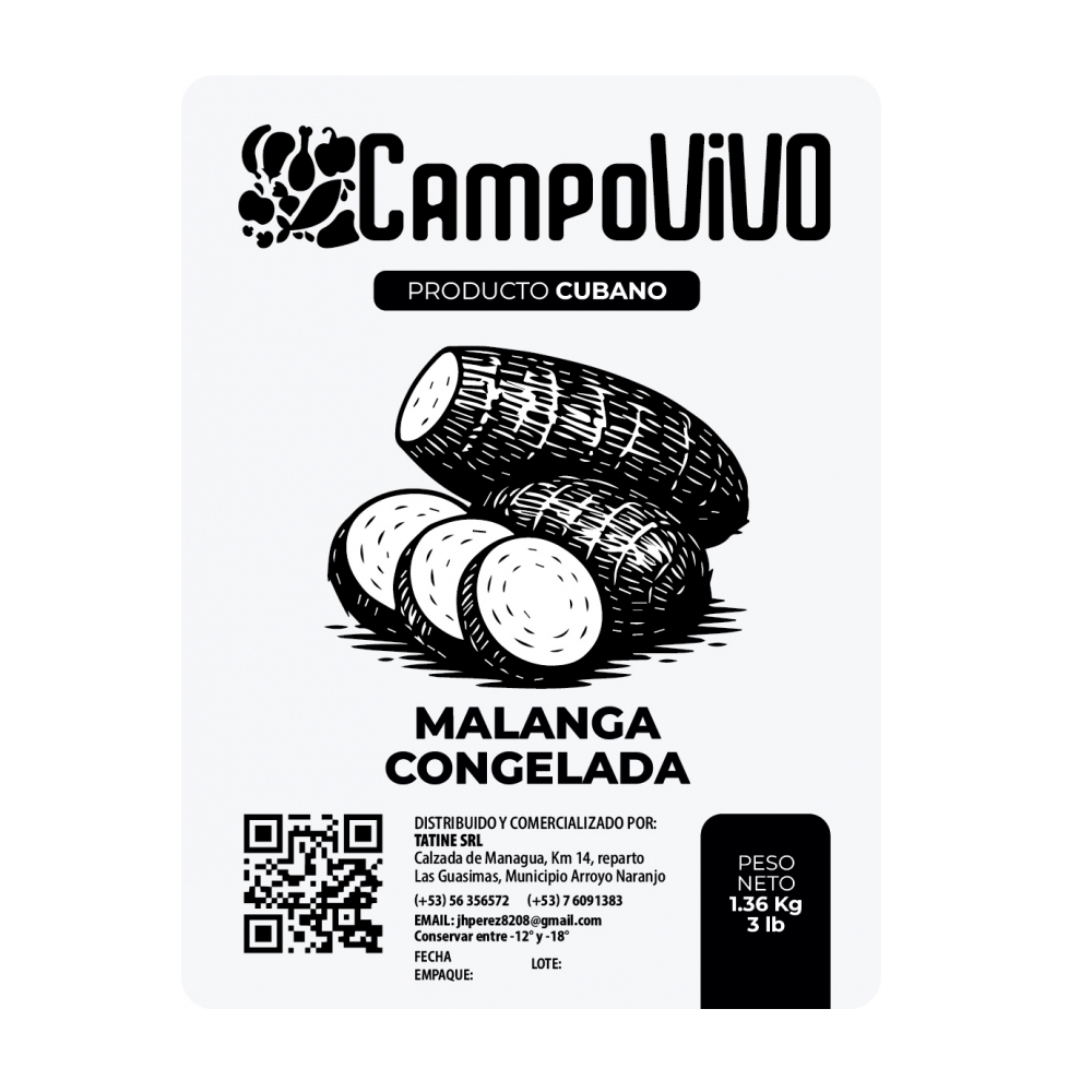 Malanga congelada Campo Vivo (1.36 kg / 3 lb) - Miniatura 3