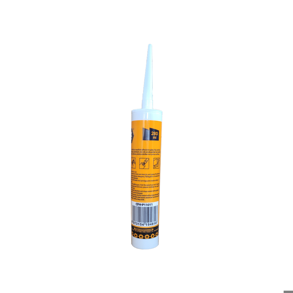 Sellador de silicona transparente 100% RTV Coofix (280 ml) - Miniatura 2