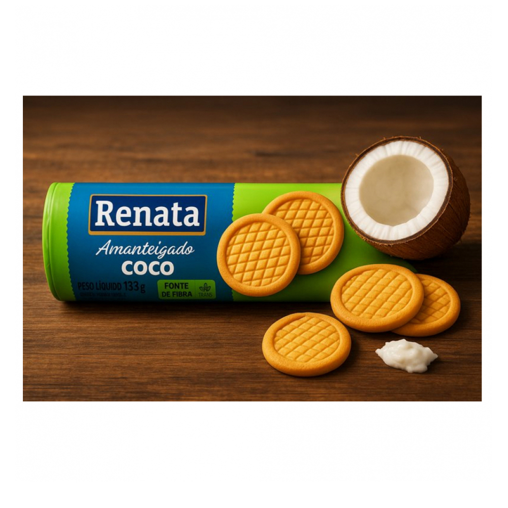 Galletas de mantequilla con sabor a coco Renata (3 x 133 g) - Miniatura 2