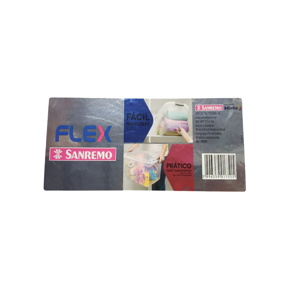 Caja organizadora de plástico 80 L Ref: SR981 Sanremo - Miniatura 4