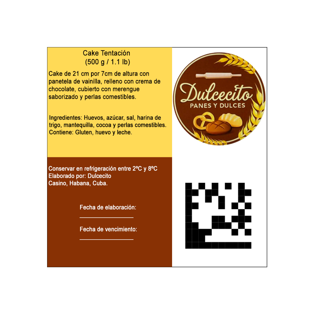 Cake Tentación Dulcecito (para 8 personas) - Miniatura 3