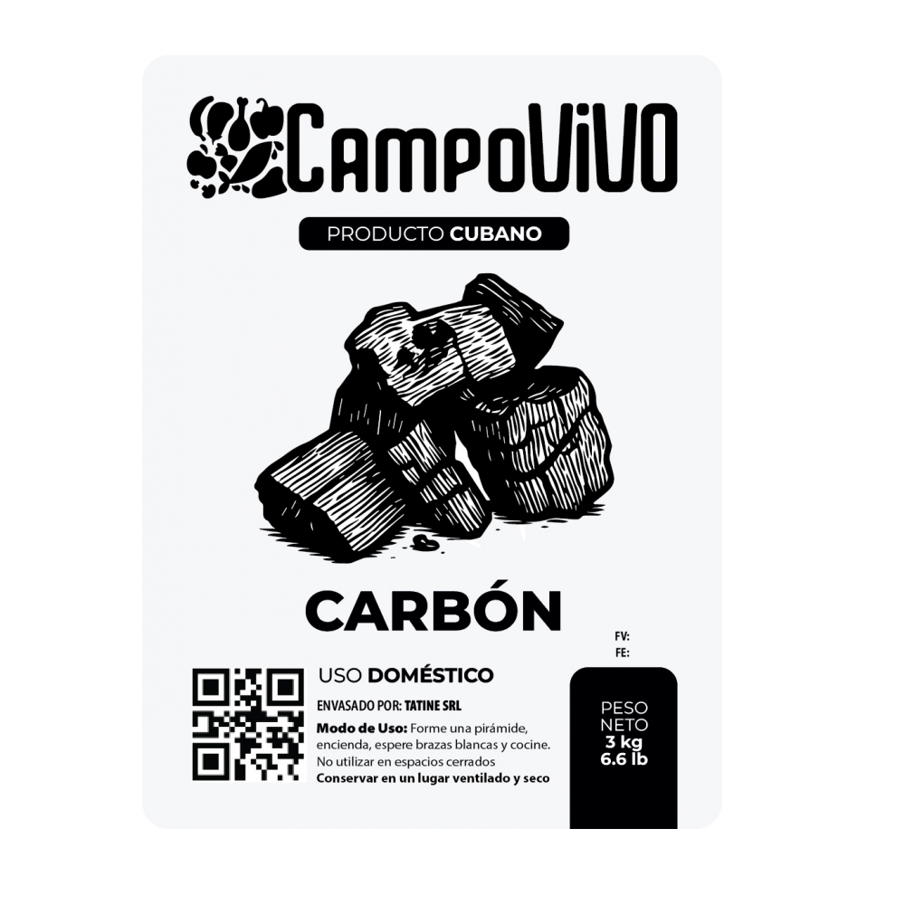 Carbón vegetal Campo Vivo (3 kg / 6.6 lb) - Miniatura 3