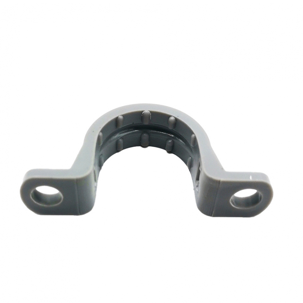 Abrazadera de 2 orificios de 3/4” PVC Malu - Miniatura 3