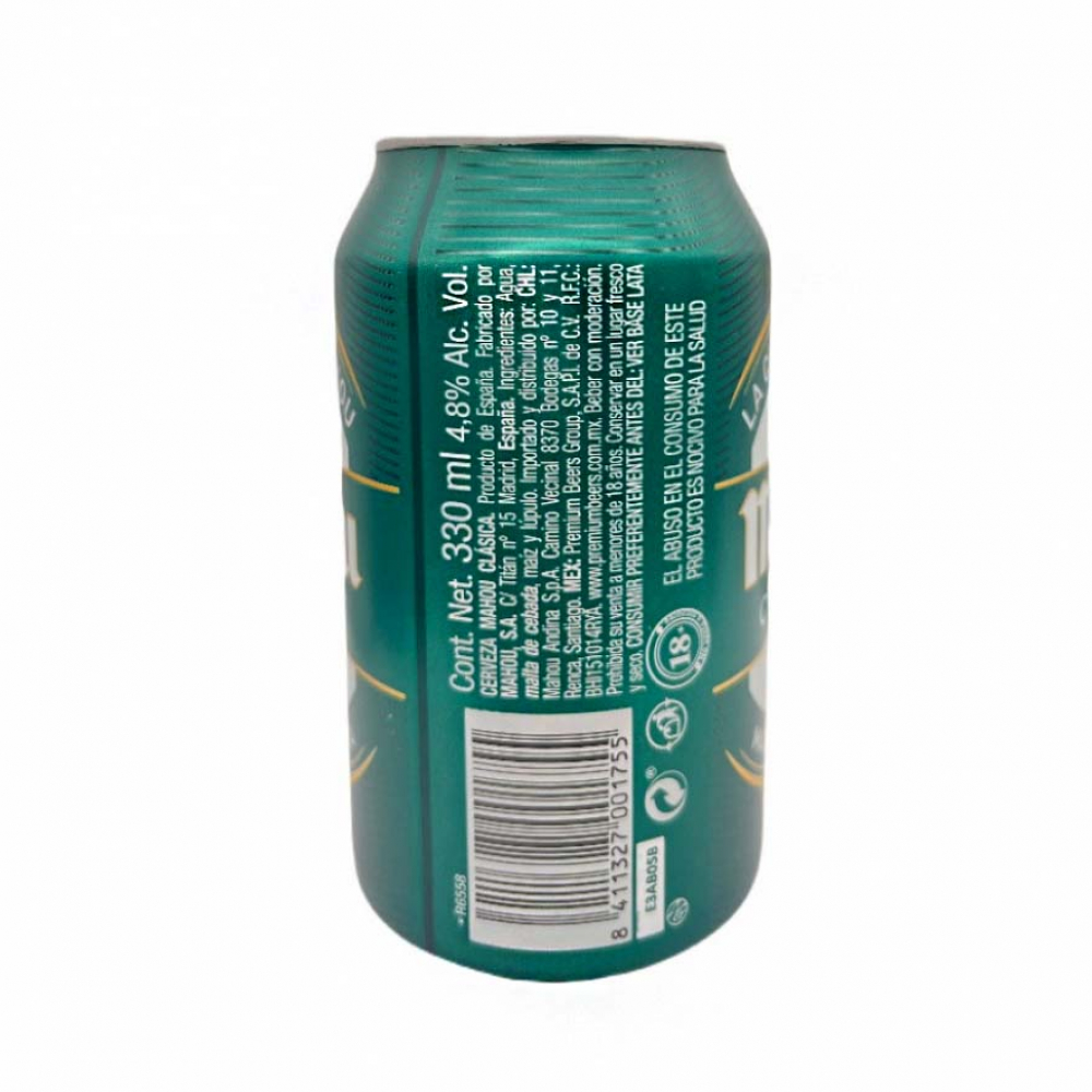 Cerveza clásica Mahou (24 x 330 ml) - Miniatura 2