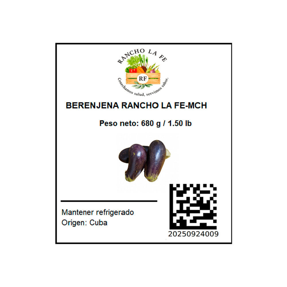 Berenjena Rancho La Fe - MCH (680 g / 1.50 lb) - Miniatura 3