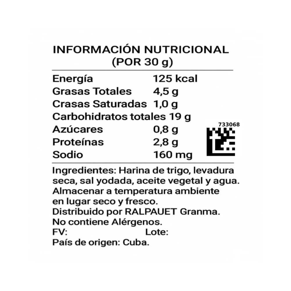 Galletas de sal artesanales Ralpaquet (800 g / 1.76 lb) - Miniatura 2