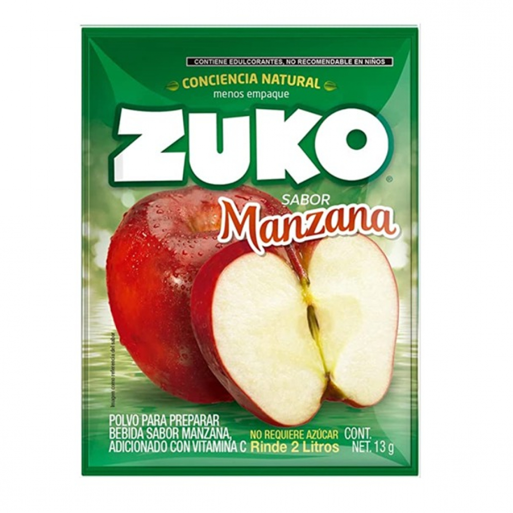 Zuko instant apple soda 13 g online agency to buy and send food