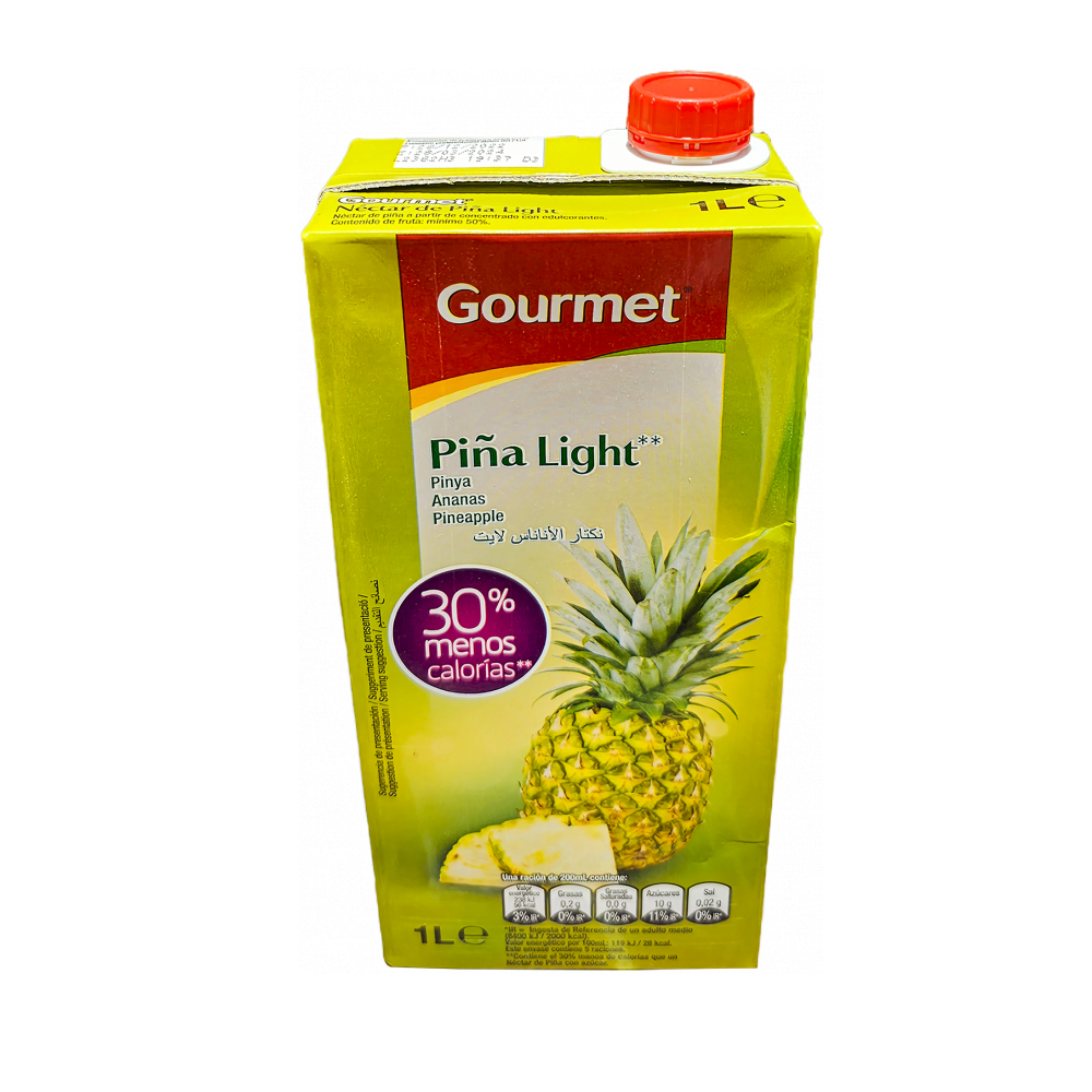 Néctar de piña light Gourmet (1 L) | Supermarket23 es una Tienda para ...
