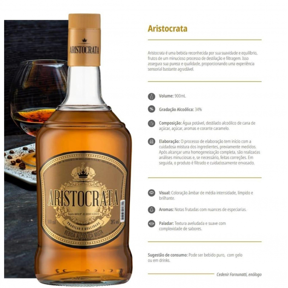 Whisky Aristocrata (900 ml) - Miniatura 3