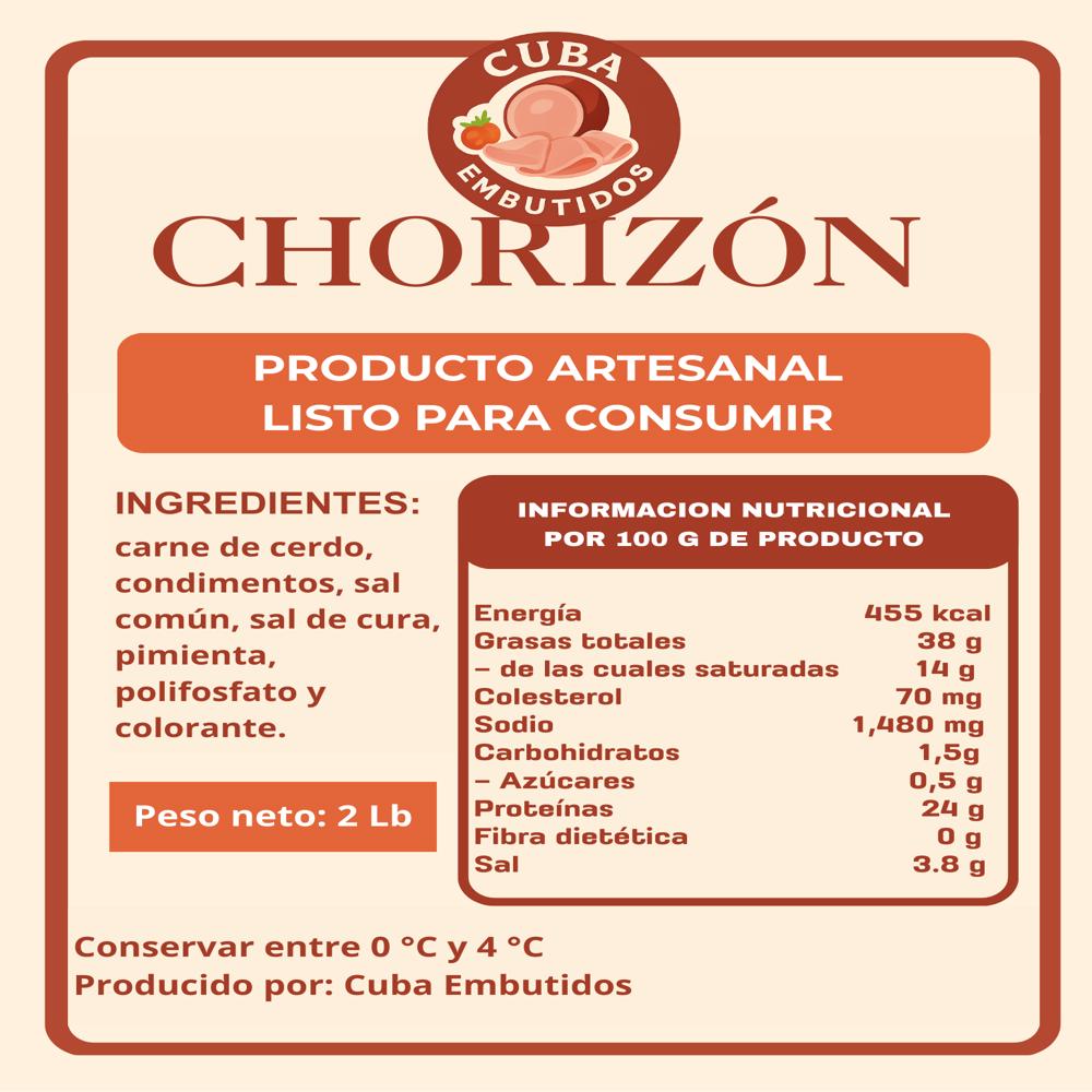 Chorizón Cuba Embutidos (907 g / 2 lb) - Miniatura 3